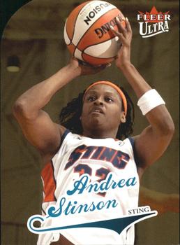 2004 Ultra WNBA - Gold Medallion #18 Andrea Stinson Front