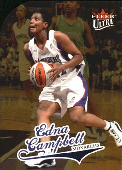 2004 Ultra WNBA - Gold Medallion #27 Edna Campbell Front