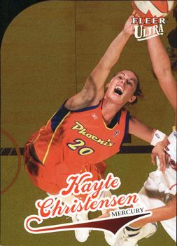 2004 Ultra WNBA - Gold Medallion #29 Kayte Christensen Front