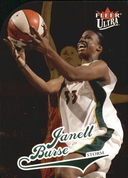 2004 Ultra WNBA - Gold Medallion #50 Janell Burse Front