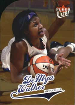 2004 Ultra WNBA - Gold Medallion #56 DeMya Walker Front
