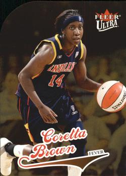 2004 Ultra WNBA - Gold Medallion #71 Coretta Brown Front