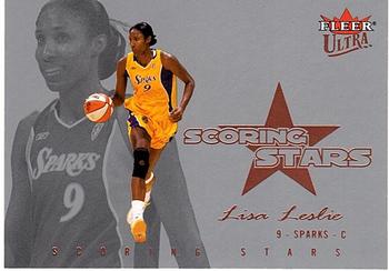2004 Ultra WNBA - Scoring Stars #4 SS Lisa Leslie Front