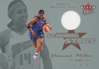 2004 Ultra WNBA - Scoring Stars Jerseys #SS-DN Deanna Nolan Front