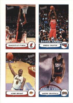 2004-05 Bazooka - 4-on-1 Stickers #1 Shaquille O'Neal / Emeka Okafor / Kobe Bryant / Andre Iguodala Front