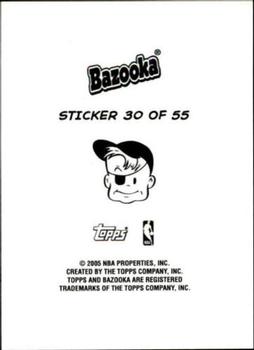 2004-05 Bazooka - 4-on-1 Stickers #30 Kurt Thomas / Nenê / Al Jefferson / Anderson Varejao Back