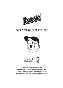 2004-05 Bazooka - 4-on-1 Stickers #39 Kareem Rush / Trevor Ariza / Pavel Podkolzin / Alonzo Mourning Back