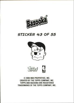 2004-05 Bazooka - 4-on-1 Stickers #43 Marko Jaric / Dajuan Wagner / Romain Sato / Mario Chalmers Back