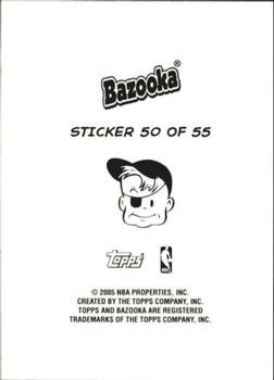 2004-05 Bazooka - 4-on-1 Stickers #50 Bonzi Wells / Maurice Taylor / Steve Smith / Tony Delk Back