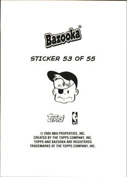 2004-05 Bazooka - 4-on-1 Stickers #53 Pape Sow / Maurice Evans / John Edwards / Royal Ivey Back