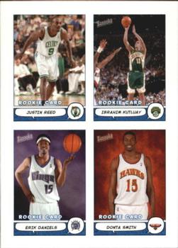 2004-05 Bazooka - 4-on-1 Stickers #55 Justin Reed / Ibrahim Kutluay / Erik Daniels / Donta Smith Front