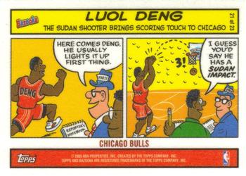 2004-05 Bazooka - Comics #21 Luol Deng Front