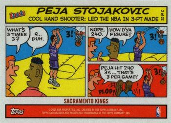 2004-05 Bazooka - Comics #2 Peja Stojakovic Front