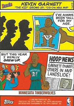 2004-05 Bazooka - Comics #3 Kevin Garnett Front