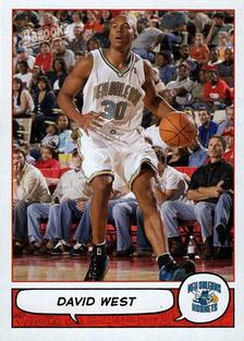 2004-05 Bazooka - Mini #97 David West Front