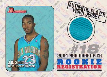 2004-05 Bowman - Rookie Registration Relics #ROR-JRS J.R. Smith Front