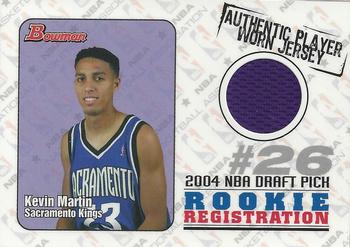 2004-05 Bowman - Rookie Registration Relics #ROR-KM Kevin Martin Front