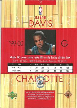 1999-00 Upper Deck Hardcourt #67 Baron Davis Back