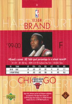 1999-00 Upper Deck Hardcourt #61 Elton Brand Back