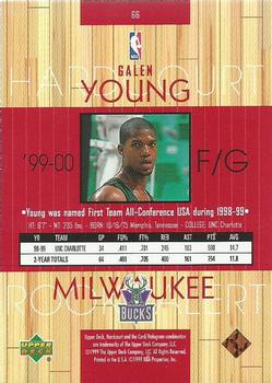 1999-00 Upper Deck Hardcourt #66 Galen Young Back