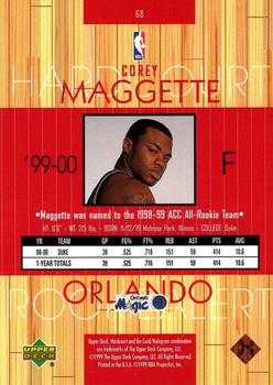 1999-00 Upper Deck Hardcourt #68 Corey Maggette Back