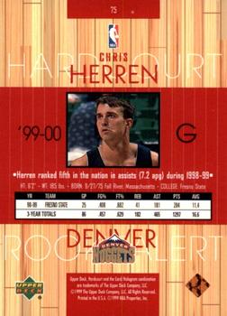 1999-00 Upper Deck Hardcourt #75 Chris Herren Back