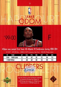 1999-00 Upper Deck Hardcourt #77 Lamar Odom Back