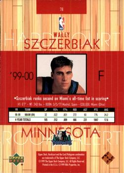 1999-00 Upper Deck Hardcourt #78 Wally Szczerbiak Back