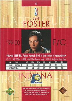 1999-00 Upper Deck Hardcourt #90 Jeff Foster Back