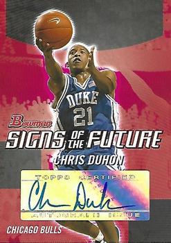 2004-05 Bowman - Signs of the Future #SOF-CD Chris Duhon Front