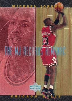 1999-00 Upper Deck Hardcourt - The MJ Records Almanac #J7 Michael Jordan Front