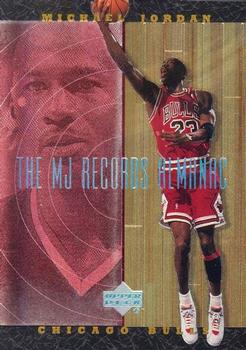 1999-00 Upper Deck Hardcourt - The MJ Records Almanac #J9 Michael Jordan Front