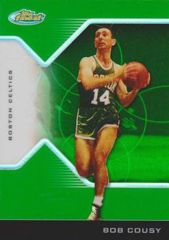 2004-05 Finest - Refractors Green #138 Bob Cousy Front