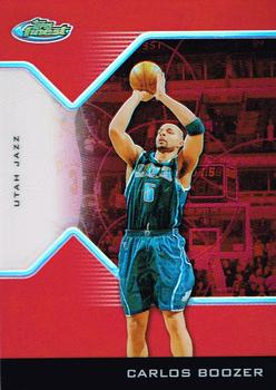 2004-05 Finest - Refractors Red #16 Carlos Boozer Front