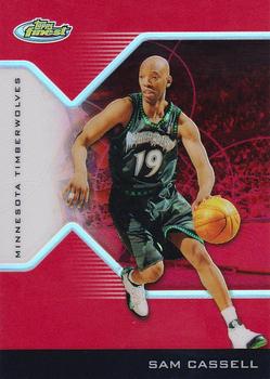 2004-05 Finest - Refractors Red #93 Sam Cassell Front