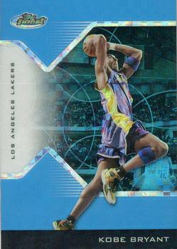 2004-05 Finest - X-Fractors Blue #8 Kobe Bryant Front