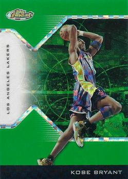 2004-05 Finest - X-Fractors Green #8 Kobe Bryant Front