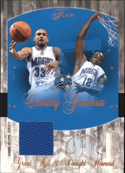 2004-05 Flair - Courting Greatness Jerseys Retail #CG-GH Grant Hill / Dwight Howard Front