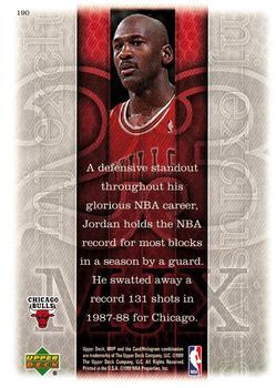1999-00 Upper Deck MVP #190 Michael Jordan Back