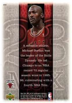 1999-00 Upper Deck MVP #202 Michael Jordan Back