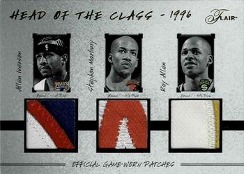 2004-05 Flair - Head of the Class Patches #IMA Allen Iverson / Stephon Marbury / Ray Allen Front