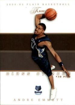 2004-05 Flair - Row 1 #78 Andre Emmett Front