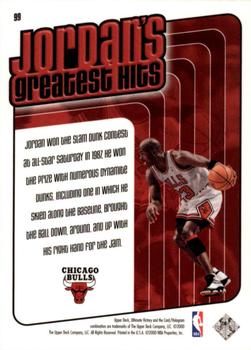 1999-00 Upper Deck Ultimate Victory #99 Michael Jordan Back