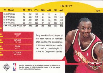 1999-00 Upper Deck Ultimate Victory #130 Jason Terry Back
