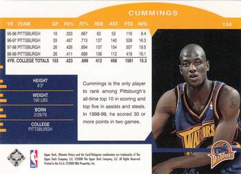 1999-00 Upper Deck Ultimate Victory #144 Vonteego Cummings Back