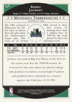 1999-00 Upper Deck Victory #158 Bobby Jackson Back