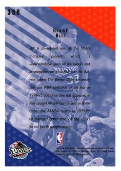 1999-00 Upper Deck Victory #358 Grant Hill Back