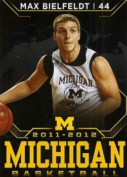 2011-12 Michigan Men's Basketball #NNO Max Bielfeldt Front