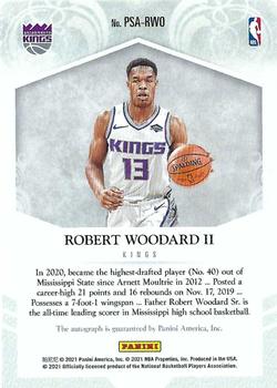 2020-21 Panini Recon - Rookie Private Signings Association #PSA-RWO Robert Woodard II Back