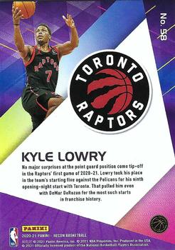 2020-21 Panini Recon - Holo Pink #58 Kyle Lowry Back